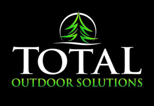 Total Outdoor Solutions Logo/ white on black